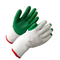 Cotton with rubber coated safety glove 
