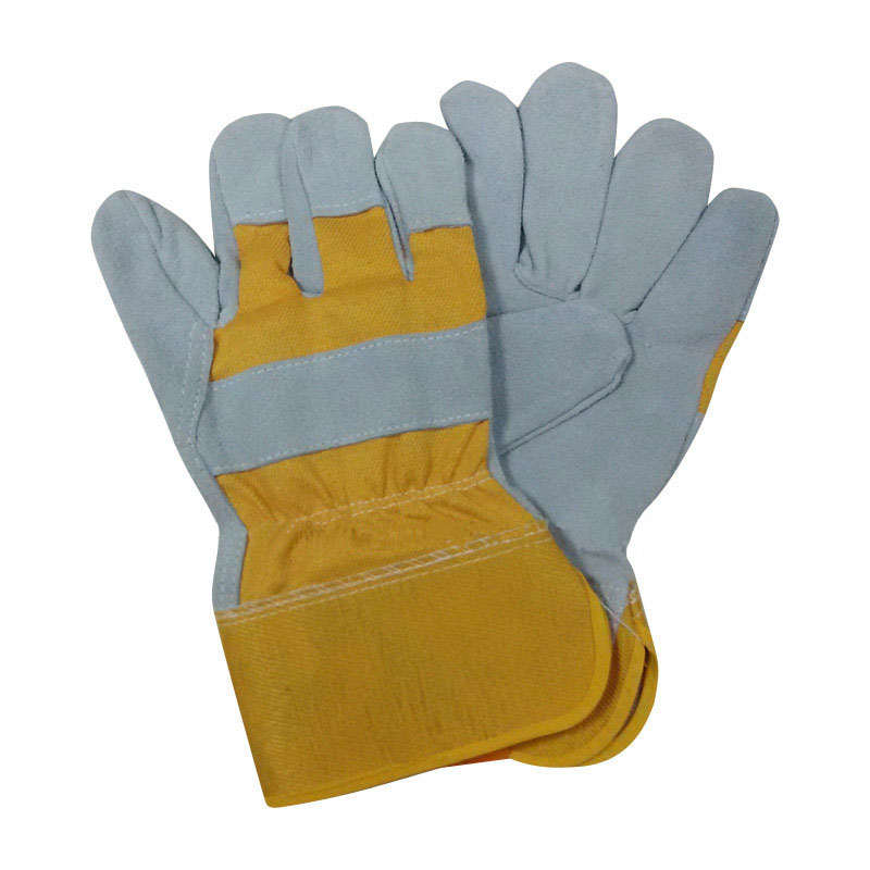 cow leather work gloves HLC850
