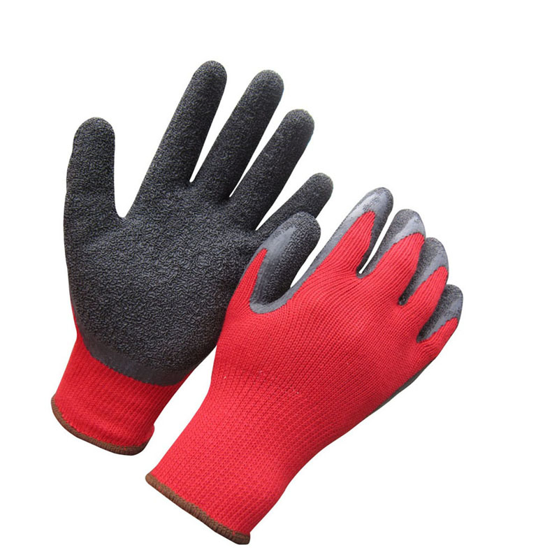 Latex coated glove with 10 gauge liner HKL610