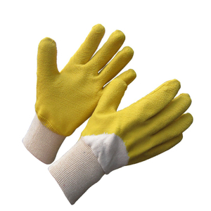 Rough latex coated glove with jersey liner HCL432