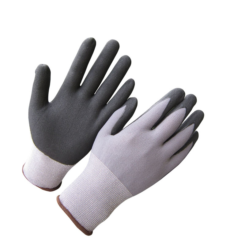 Ultra thin micro foam nitrile gloves HNN460