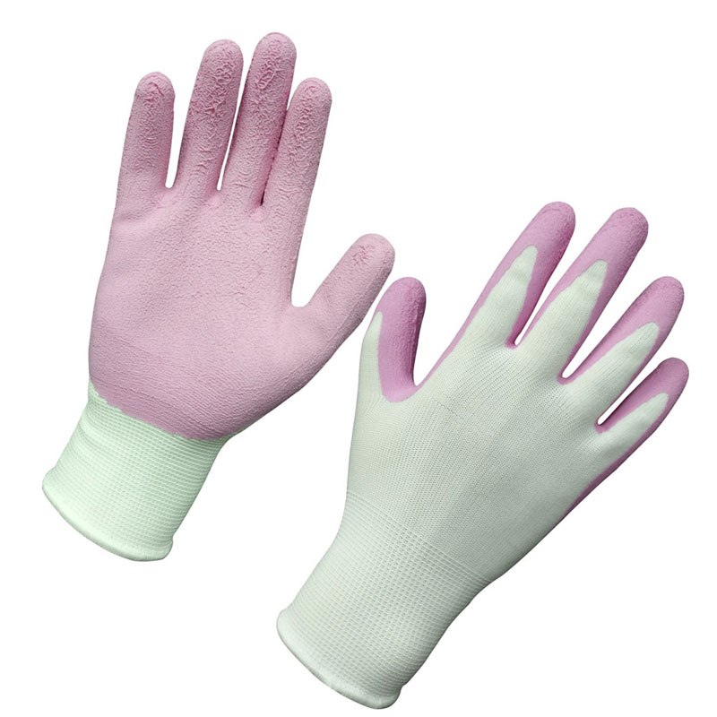 Foam latex coated gardening gloves HNL262